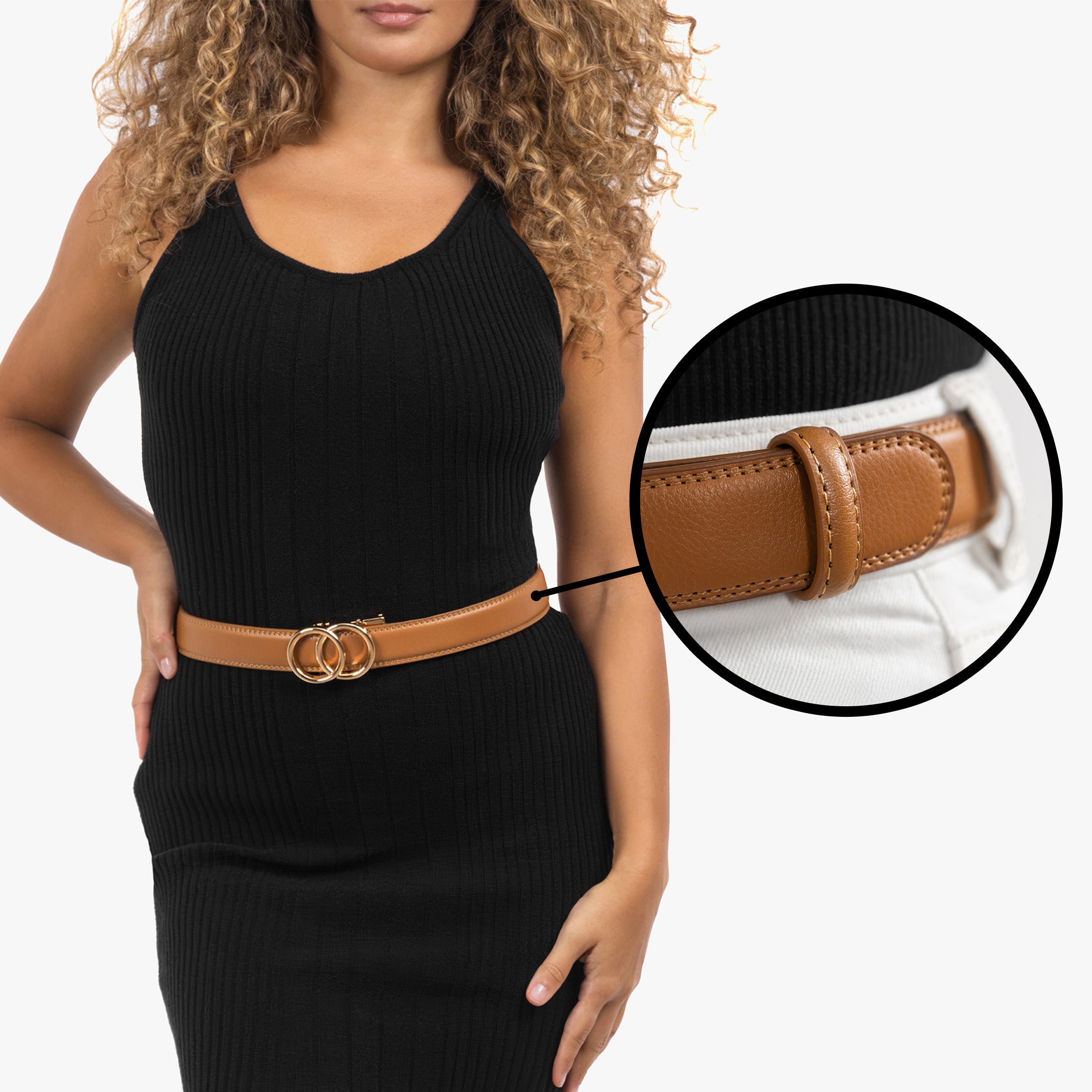 Modern Belt - Cognac