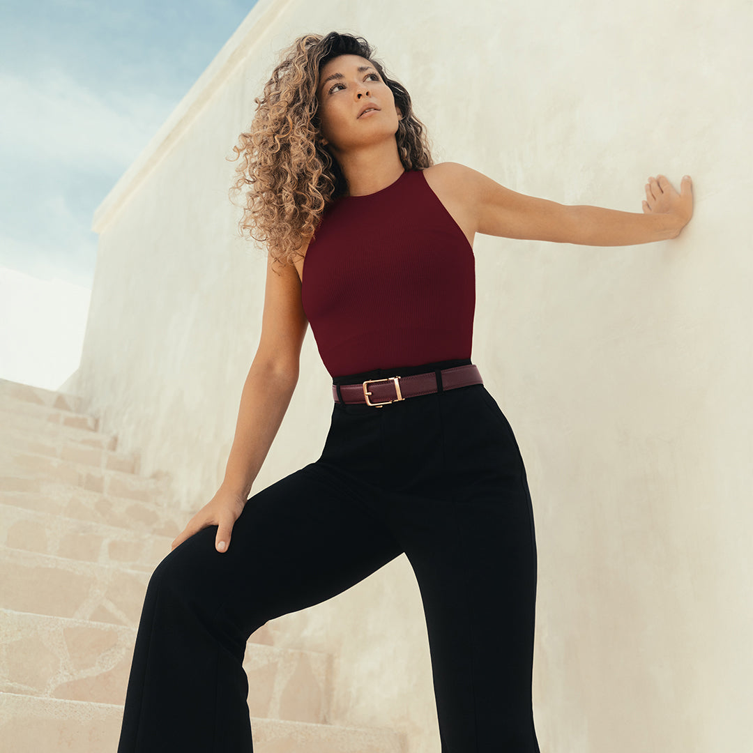 Classic Belt - Bordeaux