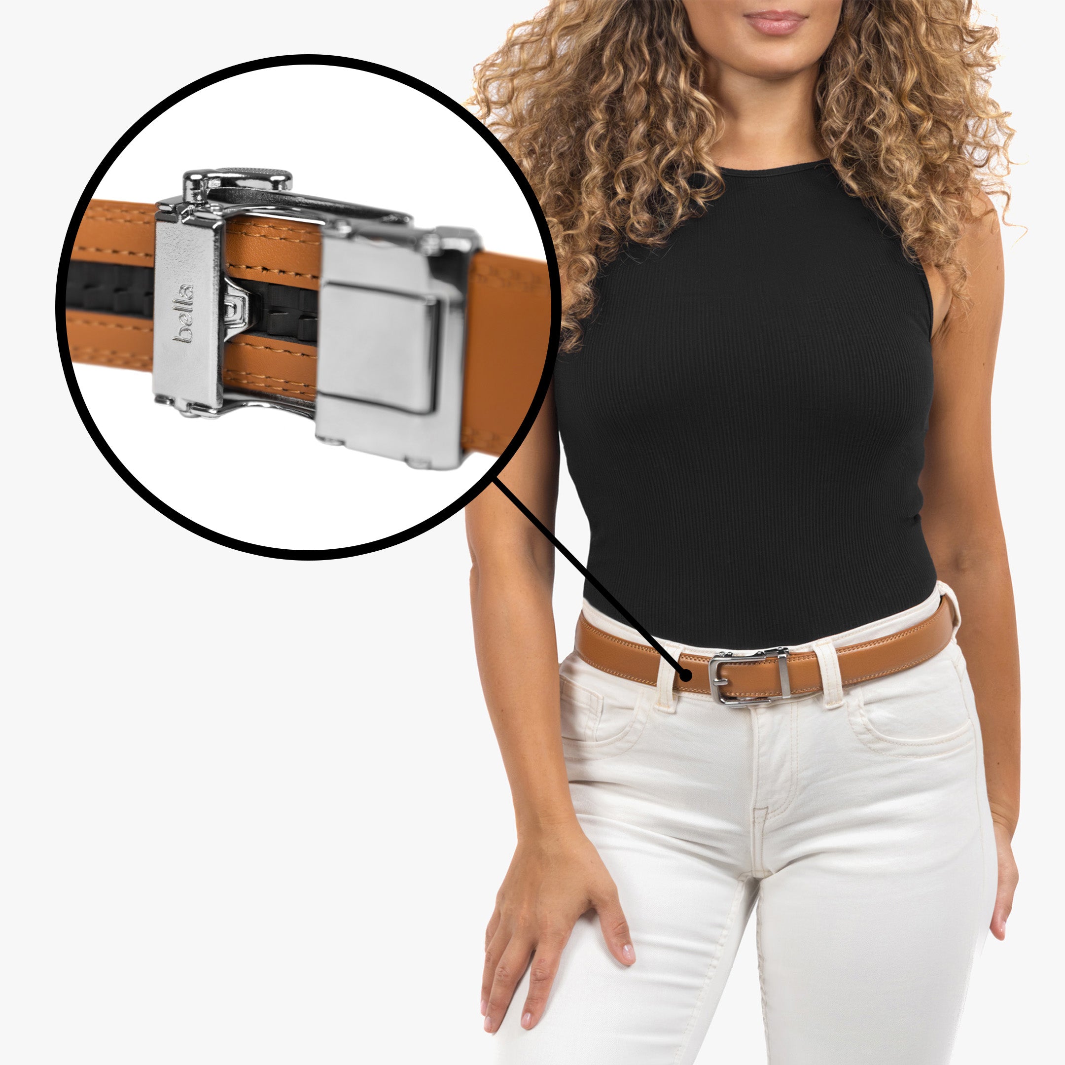 Classic Belt - Cognac (vegan)