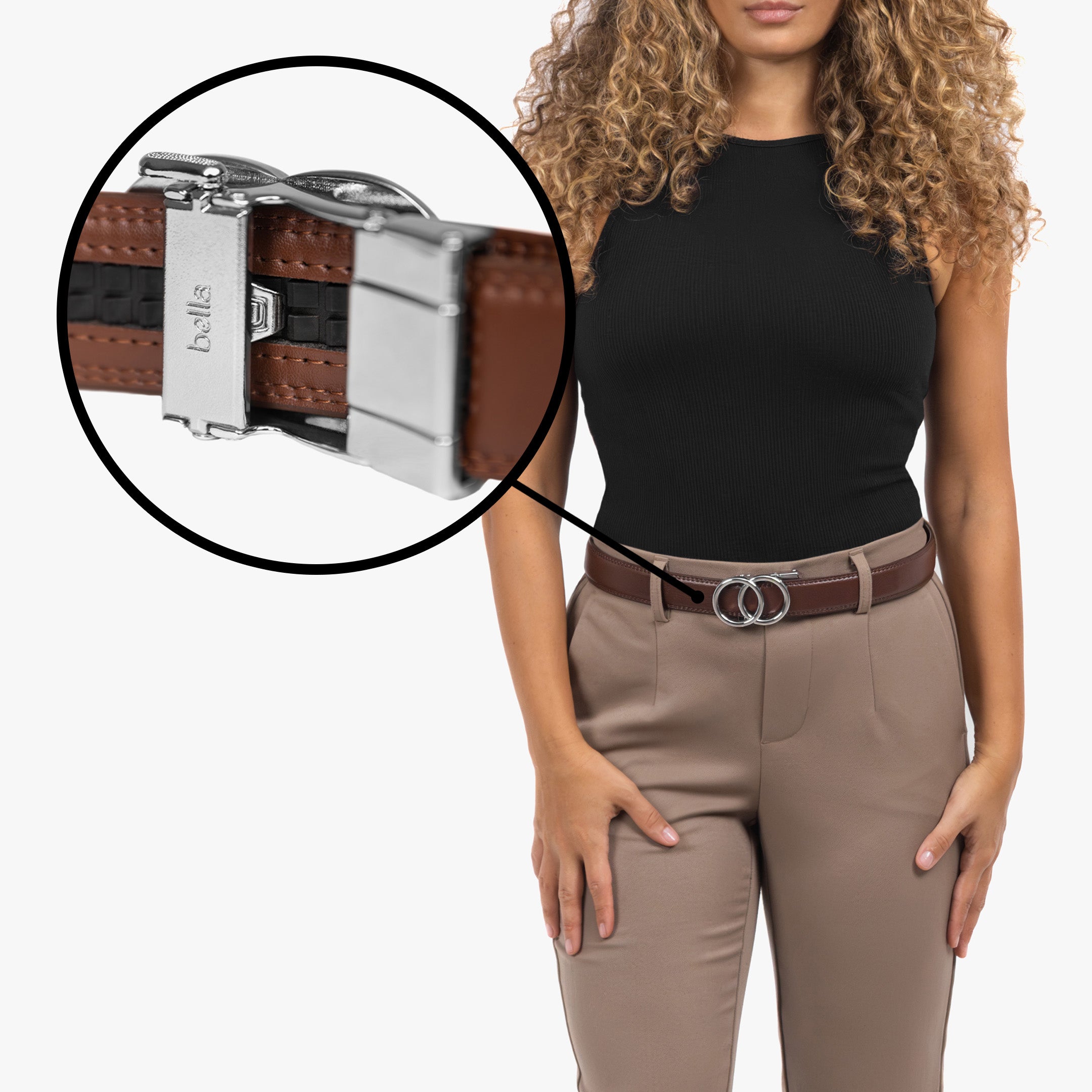 Modern Belt - Braun (vegan)