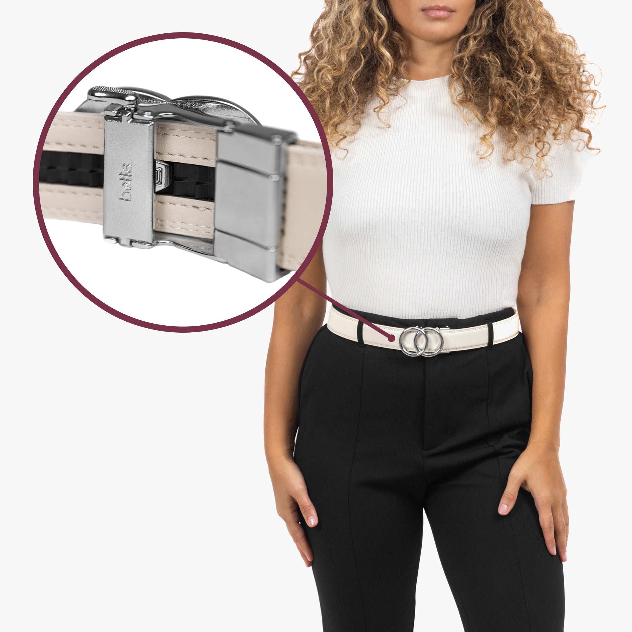 Modern Belt - Weiß (vegan)