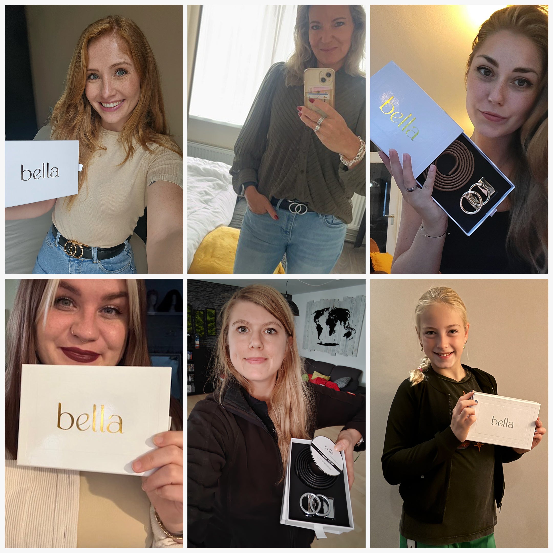 bella belts customers