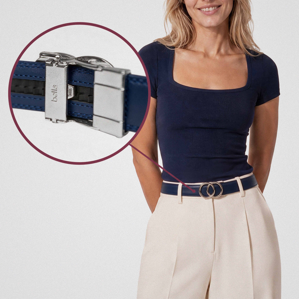 Modern Belt - Marineblau