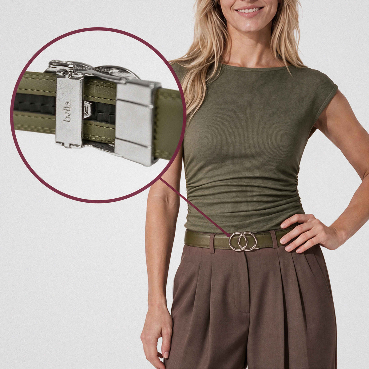 Modern Belt - Olivgrün