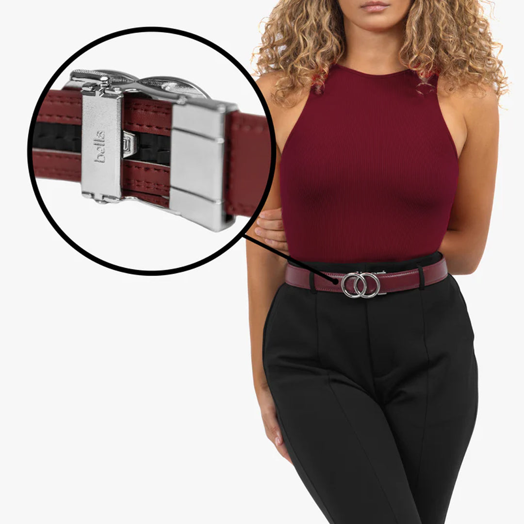 Modern Belt – Bordeaux